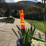 Glass Garden Container/Pot Stick - Garden Art - Studio Shards