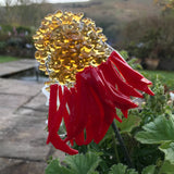 Glass Garden Flowers - Daisies - Garden Art - Studio Shards