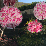 Glass Garden Flowers - Hydrangea - Garden Art - Studio Shards