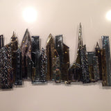 Glass metallic framed wall art - Homeware - Studio Shards