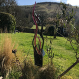 Glass Organic Garden Shard - Garden Art - Studio Shards