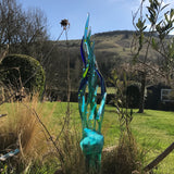 Glass Organic Garden Shard - Garden Art - Studio Shards