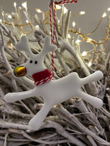 Christmas Decoration - Glass Reindeer