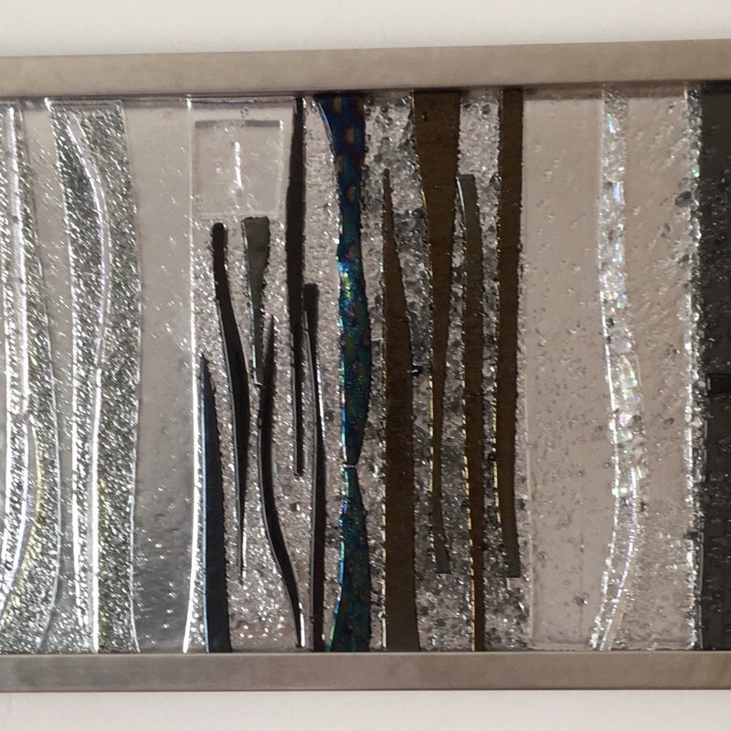 Glass -bronze-contemporary abstract wall art - Homeware - Studio Shards