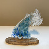 Wave on Driftwood - Homeware - Studio Shards